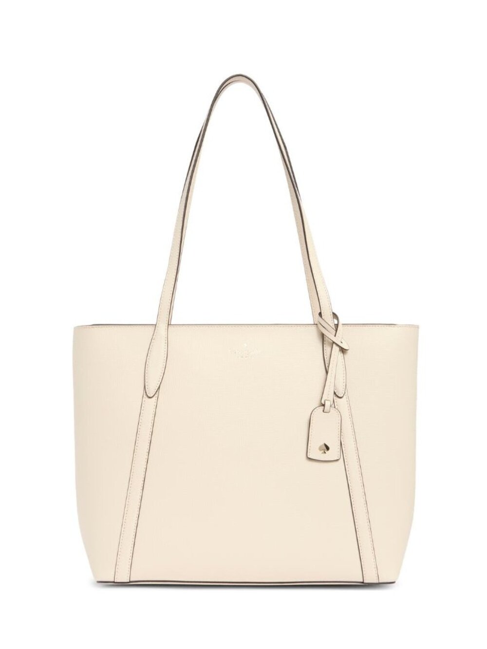 NWT ✅ KATE SPADE  CARA LARGE LEATHER TOTE in PARCHMENT  KF639 ⭐ NWT